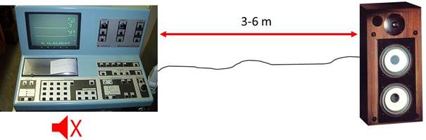 Figshowing an EMG equipment (Neuromatic 2000). Internal loudspeakers